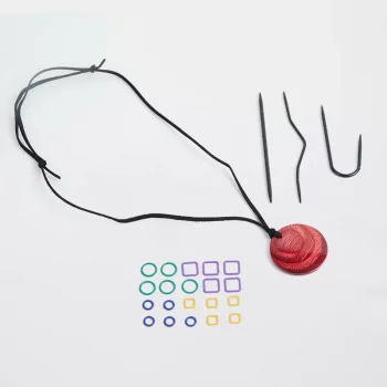 KnitPro Magnetic Knitter's Necklace Kit CHERRY BERRY