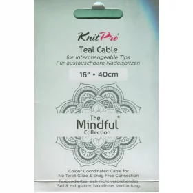 KnitPro Steel Cable and Accessories- 40 cm - mindful