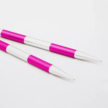 KnitPro SMART STIX Needle Tips SHORT - 8,7 cm - 5 mm - ruby