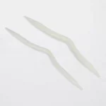 KnitPro Aiguilles pour torsade Aluminium - 6 mm et 8 mm