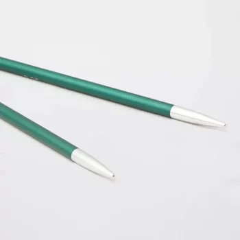 KnitPro ZING Needle Tips - 11,5 cm - 3,25 mm - emerald