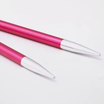 KnitPro ZING Needle Tips SHORT - 8,7 cm - 5 mm - ruby