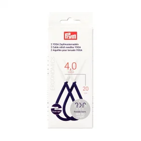 Prym YOGA Aiguilles pour torsade ergonomique - 4 mm - 2 pièces