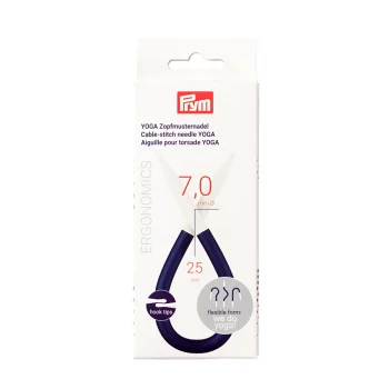 Prym YOGA Aiguille pour torsade ergonomique - 7 mm - 1 pièce