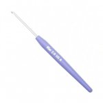 Prym Crochet pour laine Aluminium avec manche souple - 14 cm - 2 mm