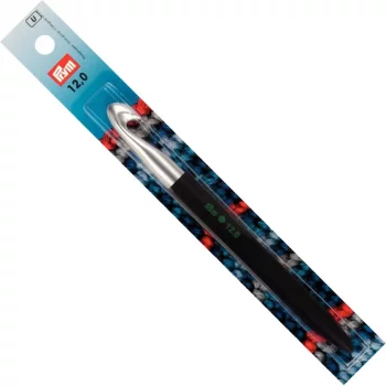 Prym Wollhäkelnadel Aluminium mit Griff 17 cm - 12 mm