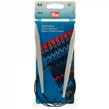 Prym aiguille à tricoter circulaires Plastique 80 cm - 9 mm