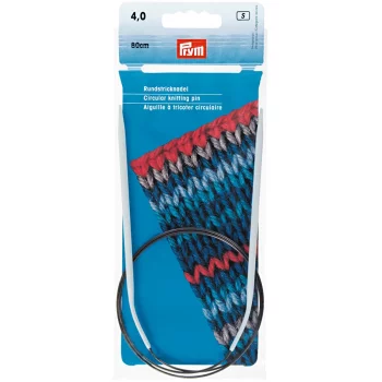 Prym Rundstricknadel Aluminium 80 cm - 4 mm