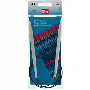 Prym aiguille à tricoter circulaires Plastique 80 cm - 8 mm