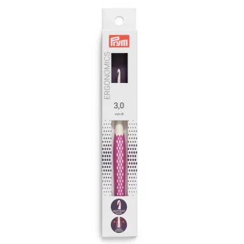 prym.ergonomics Crochet hook for wool 16 cm - 3 mm - purple