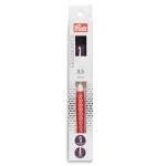 prym.ergonomics Crochet pour laine 16 cm - 3,5 mm - rouge