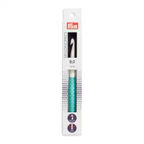 prym.ergonomics Crochet hook for wool 17 cm - 8 mm - mint