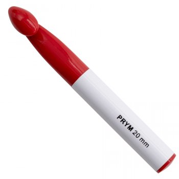 Prym Wollhäkelnadel ohne Griff - Kunststoff - 17 cm - 20 mm
