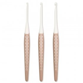 prym.ergonomics Set Crochets pour laine - TAUPE - 3/4/5 mm prym.ergonomics Set Crochets pour laine - TAUPE - 3/4/5 mm