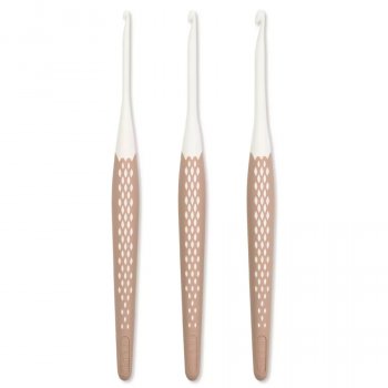 prym.ergonomics Wollhäkelnadel Set - TAUPE - 3/4/5 mm