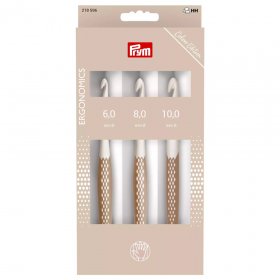 prym.ergonomics Set Crochets pour laine - TAUPE - 6/8/10 mm prym.ergonomics Set Crochets pour laine - TAUPE - 6/8/10 mm