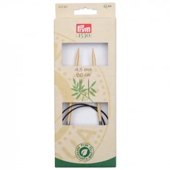 Prym Aiguille Circulaire Bamboo 80 cm - 4,5 mm