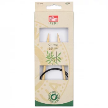 Prym Aiguille Circulaire Bamboo 80 cm - 5,5 mm