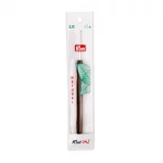 Prym Crochet pour laine NATURAL avec manche en bois 14 cm - 2 mm