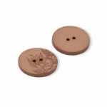 Prym Boutons - Chanvre - 28 mm - marron éclair