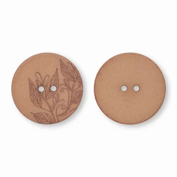 Prym Buttons - Hemp - 28 mm - light brown