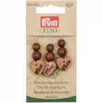 Prym Stitch markers - Wood - 3 pieces