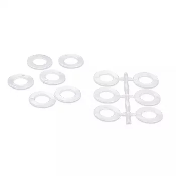 Prym Crochet rings - flat - 36 mm - 50 pieces