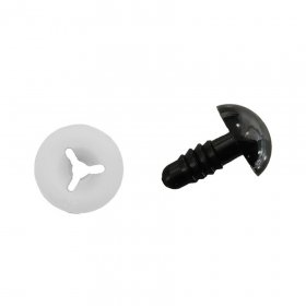 Prym Union Knopf Yeux de sécurité - 8 mm - noir - 2 pièces
