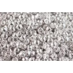 Debbie Abrahams Glass Beads - Size 6 (4 mm) - 563 Metallic Silver