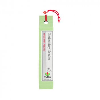 Tulip Sticknadeln - pointe acérée - No. 4 - 0,91 mm x 42,9 mm - 8 pièces