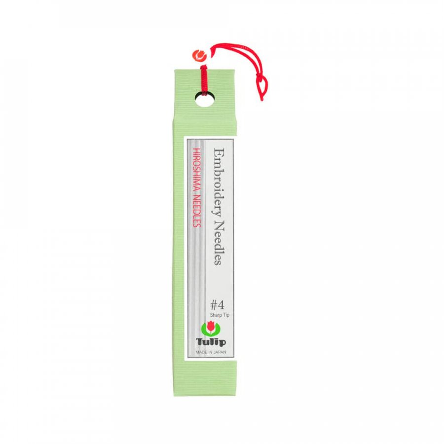 Tulip Sticknadeln - pointe acérée - No. 4 - 0,91 mm x 42,9 mm - 8 pièces