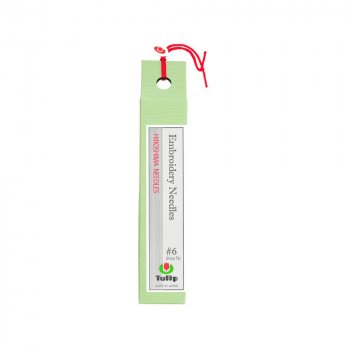 Tulip Sticknadeln - scharfe Spitze - No. 6 - 0,76 mm x 39,7 mm - 8 Stück