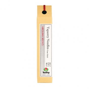 Tulip Tapisserie Nadeln - Cross Stitch - Round Tip - No. 25 - 0,61 mm x 36,5 mm - 6 pieces