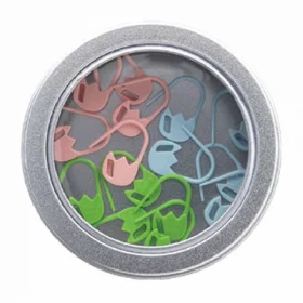 Tulip Stitch Markers Set - TULIP - locking - SMALL - 15 pieces