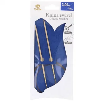 Tulip KNINA SWIVEL Circular Needle - Bamboo - 100 cm - 3 mm