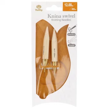 Tulip KNINA SWIVEL Circular Needle- Bamboo- 40 cm - 12 mm