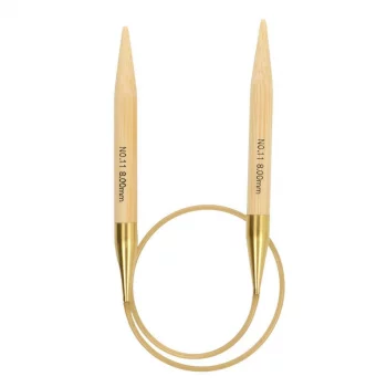 Tulip KNINA SWIVEL Circular Needle- Bamboo- 40 cm - 8 mm