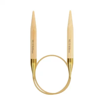 Tulip KNINA SWIVEL Circular Needle- Bamboo- 40 cm - 9 mm