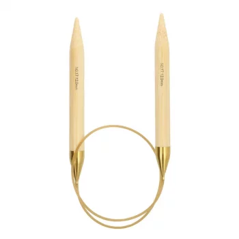 Tulip KNINA SWIVEL Circular Needle- Bamboo- 60 cm - 12 mm