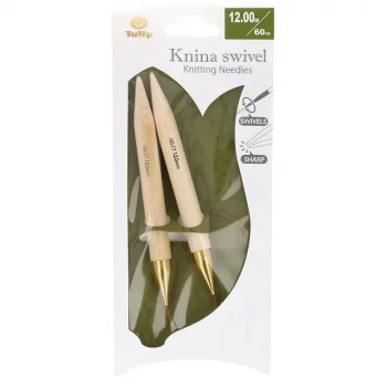 Tulip KNINA SWIVEL Circular Needle- Bamboo- 60 cm - 12 mm