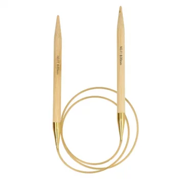 Tulip KNINA SWIVEL Circular Needle- Bamboo- 80 cm - 8 mm