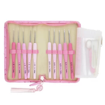 Tulip ETIMO ROSE Crochet Hook Set - 0,9 to 3,5 mm