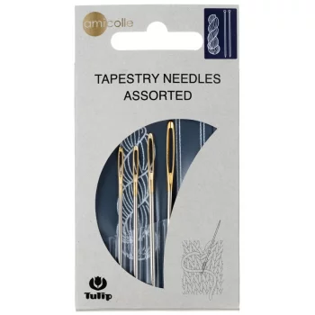 Tulip Tapestry Needles Set - round tips - thick - 4 pieces