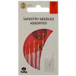 Tulip Tapestry Needles Set - round tips - thin - 5 pieces