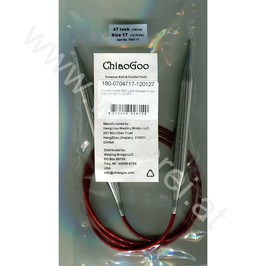 ChiaoGoo SWIV360 Twist Cables, 8-Inch (20cm) Small