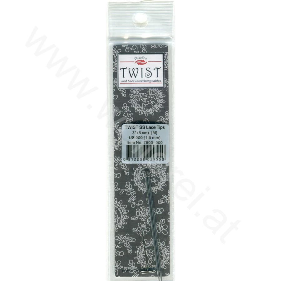 ChiaoGoo TWIST Punte Intercambiabili Per Maglieria Lace 8cm 4.00mm - Acciaio Inox 1 Pezzo