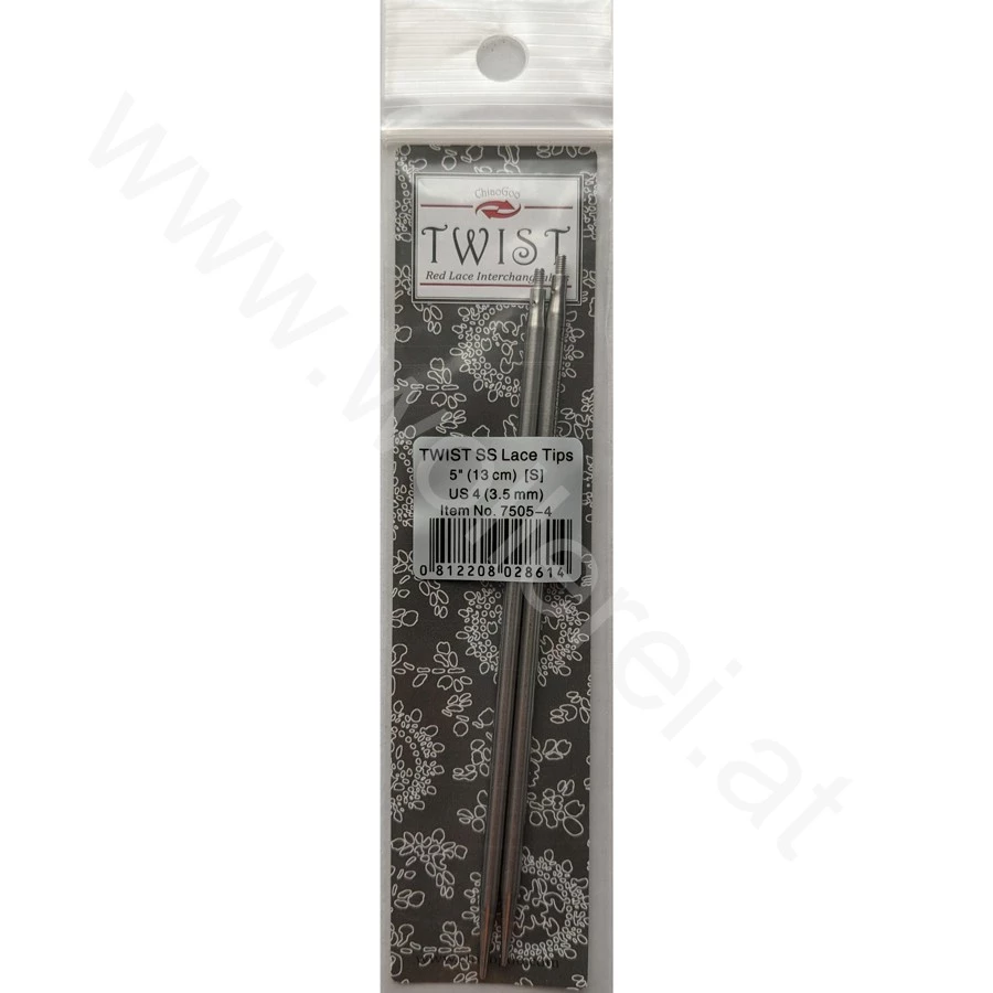 ChiaoGoo TWIST RED LACE Needle Tips 13 cm - SMALL - 3,5 mm