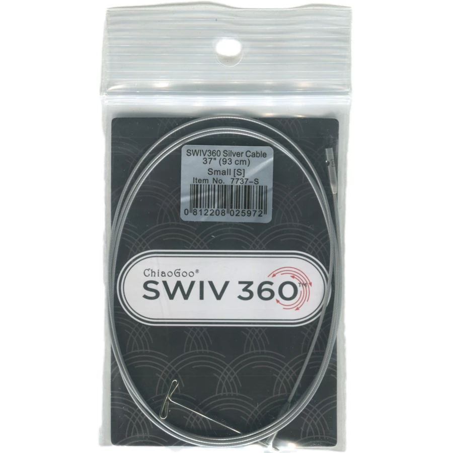 ChiaoGoo TWIST SWIV360 SILVER Cable - SMALL - 93 cm