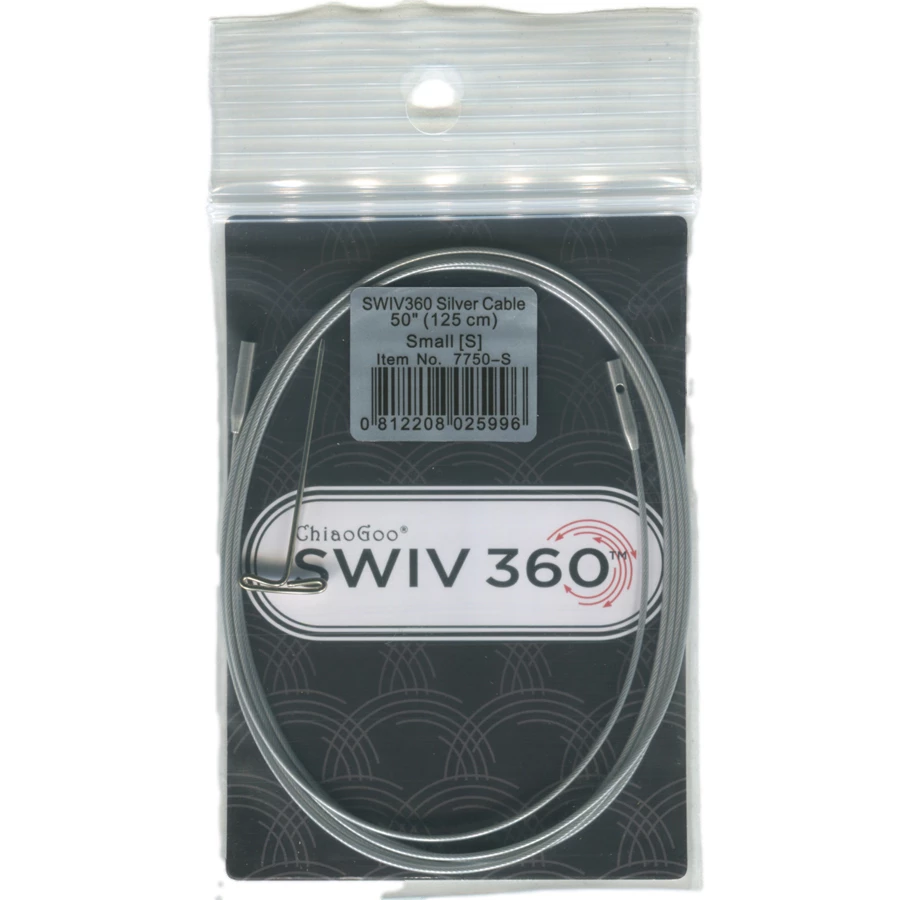 ChiaoGoo TWIST SWIV360 SILVER Cable - SMALL - 125 cm