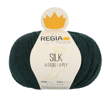 Schachenmayr REGIA PREMIUM Silk 100g - 070 vert